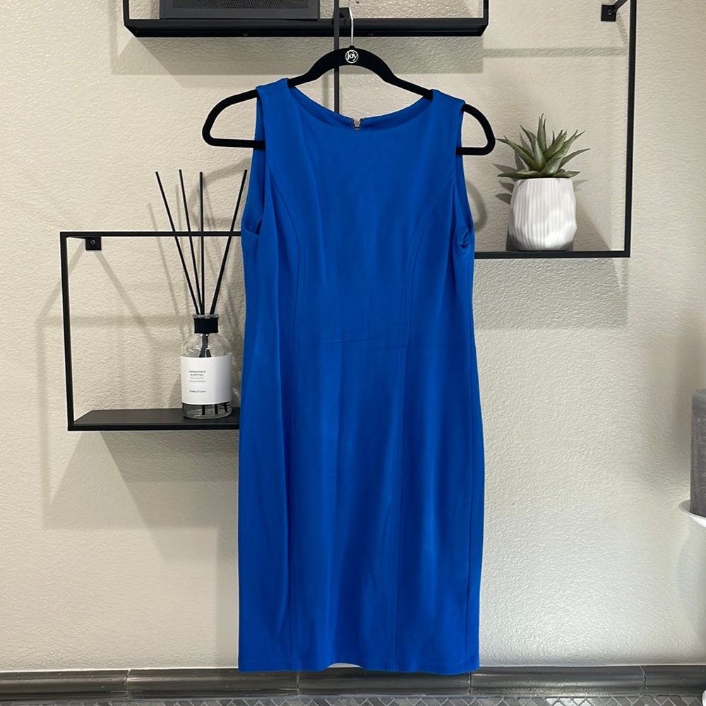 Alice and Olivia blue knee length dress, Size M